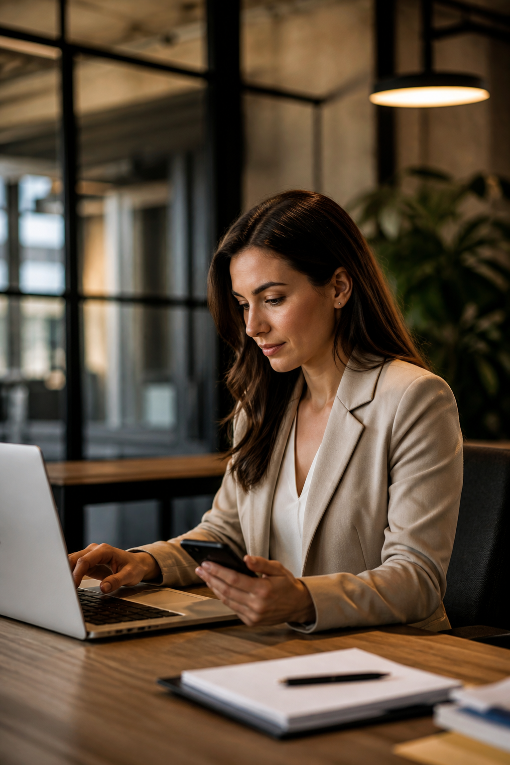 Strategist preparing a client response